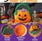 Halloween Pumpkin Plush Tote Bucket (Orange) - 9.41 x 9.25 x 1.14 inches